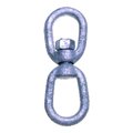 Campbell Chain & Fittings Campbell Galvanized Forged Steel Eye and Eye Swivel 3600 lb T9630835